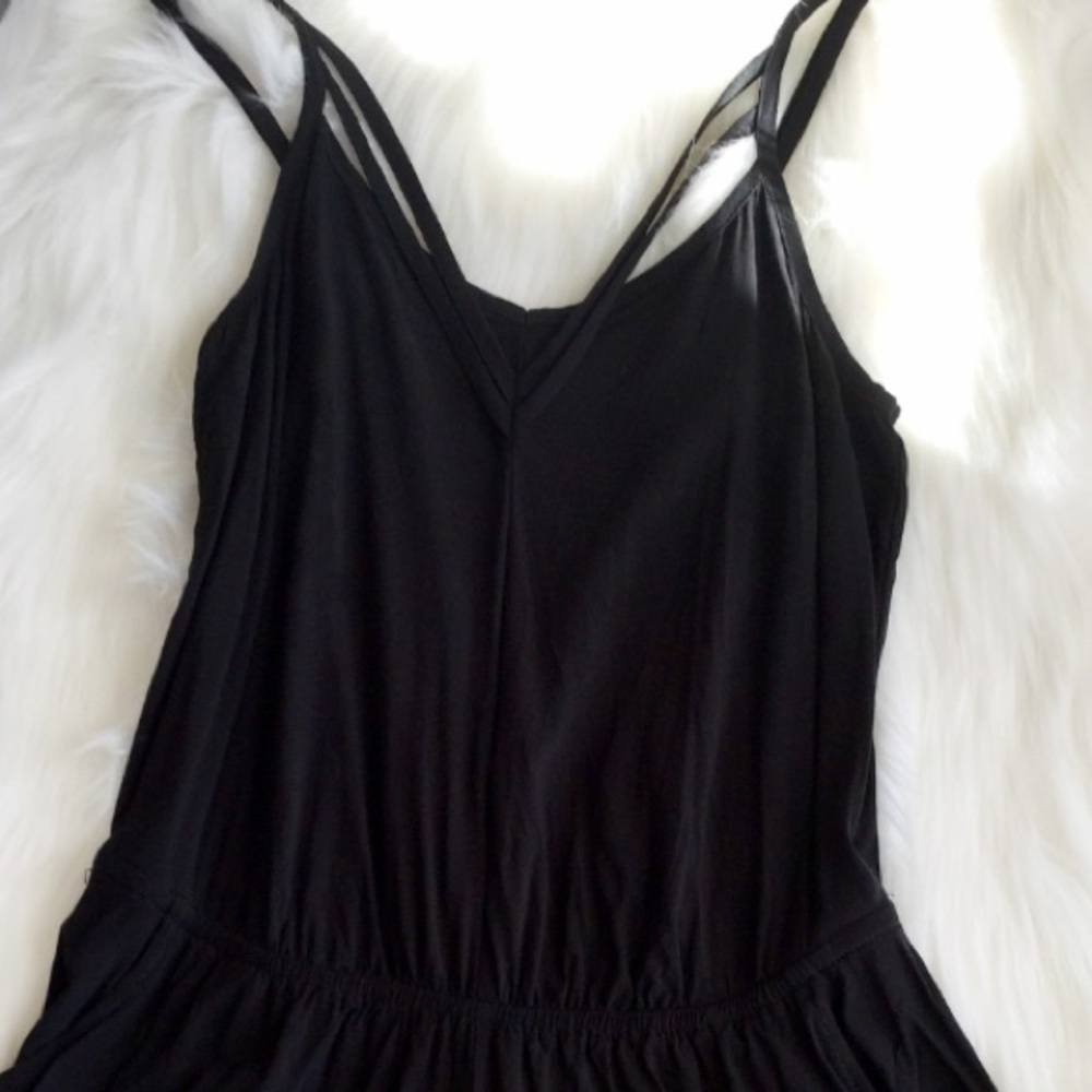 Express navy blue romper